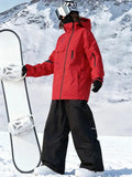 Women's Stand Collar Snowsuit 3L Snow Suit Set
