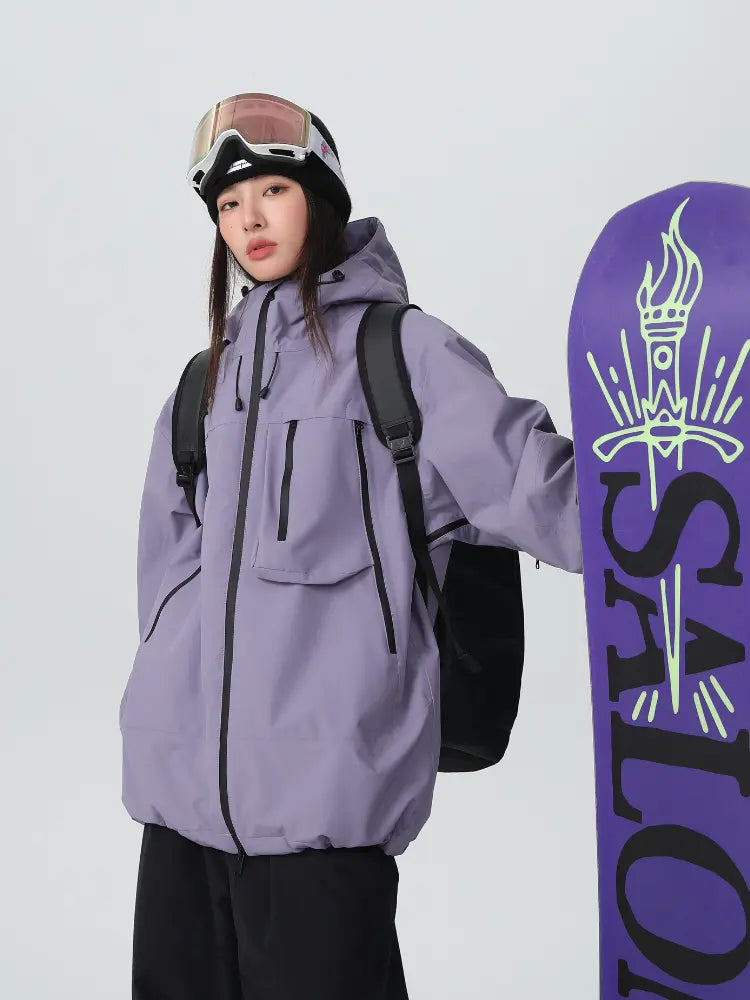 Women's 3-Layer Ski Jacket All-Mountain Snowboard Jacket