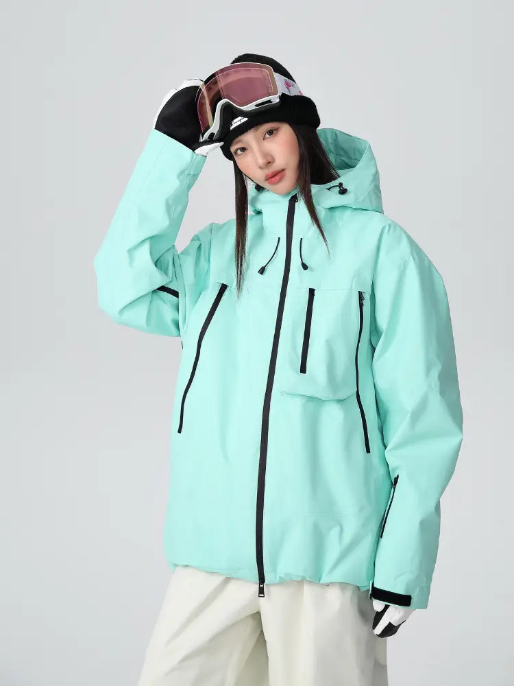 Women's 3-Layer Ski Jacket All-Mountain Snowboard Jacket