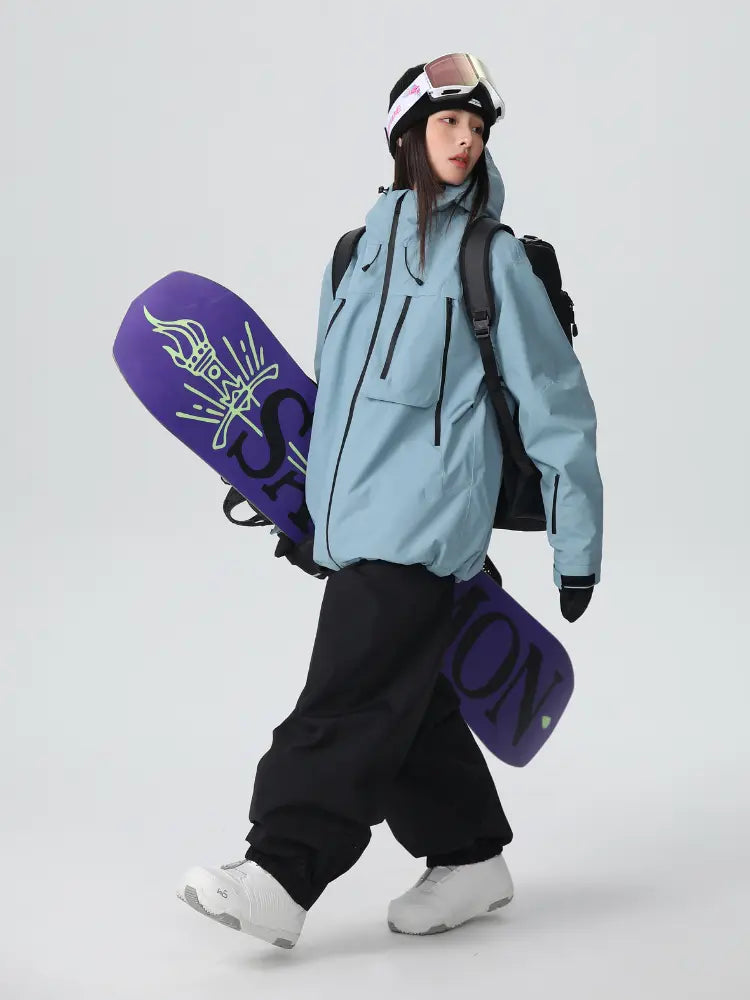 Women's 3-Layer Ski Jacket All-Mountain Snowboard Jacket