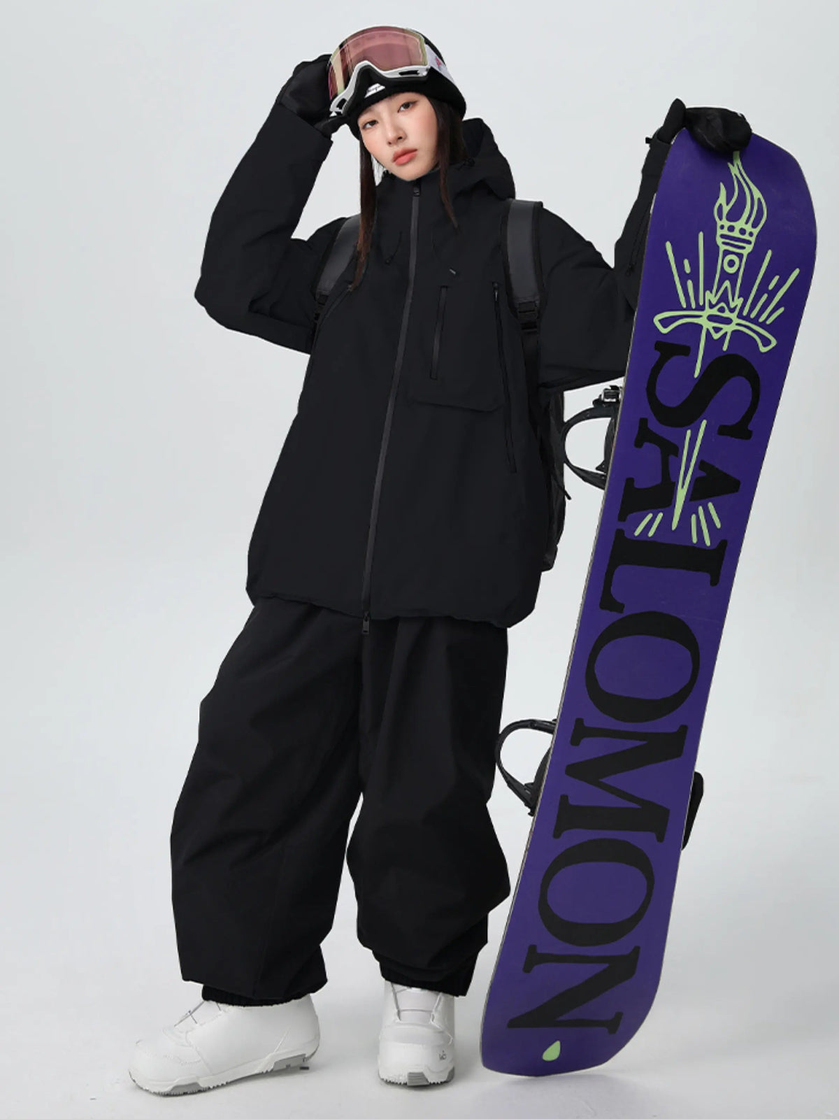 Women's 3-Layer Ski Jacket All-Mountain Snowboard Jacket