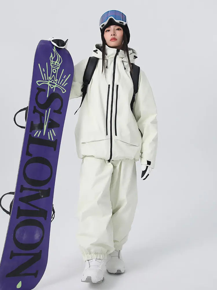 Women's 3L Ski Jacket & Pants Set Snow Suits Top Level