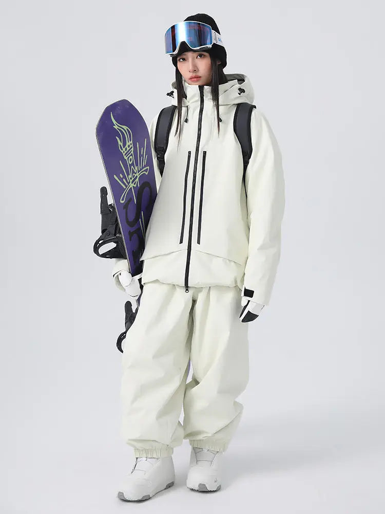 Women's 3L Ski Jacket & Pants Set Snow Suits Top Level