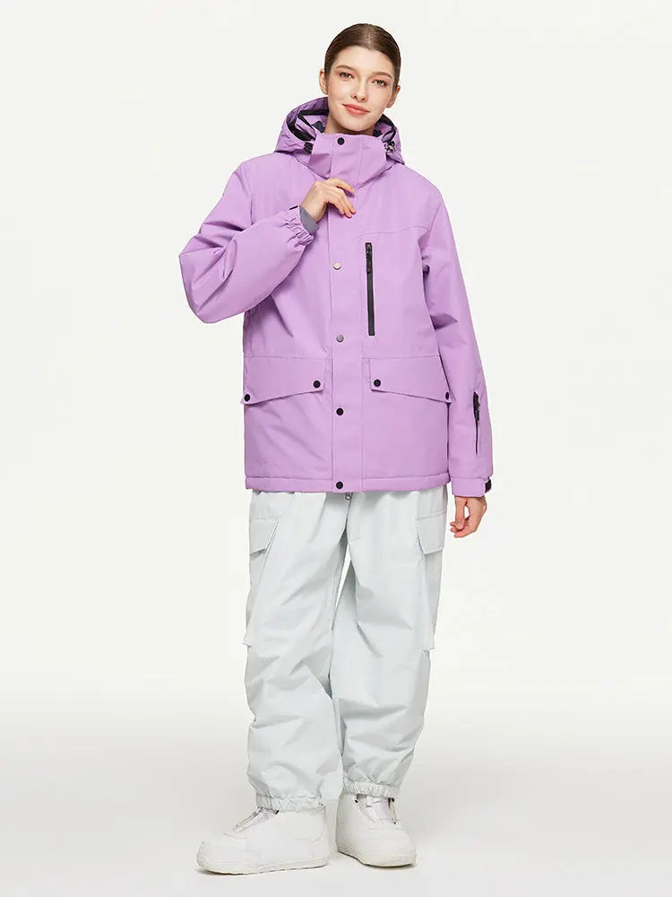 Women's Classical Two Pieces Snowsuits Baggy Outwear