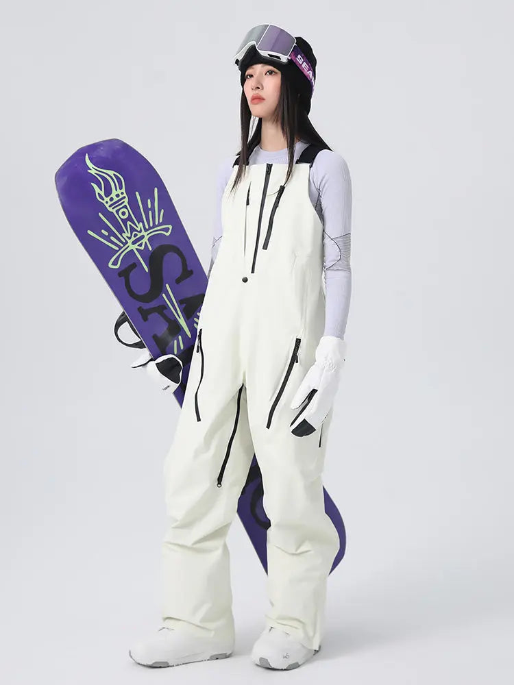 Women's Elegant One-piece Ski Overalls Snowboard Pants