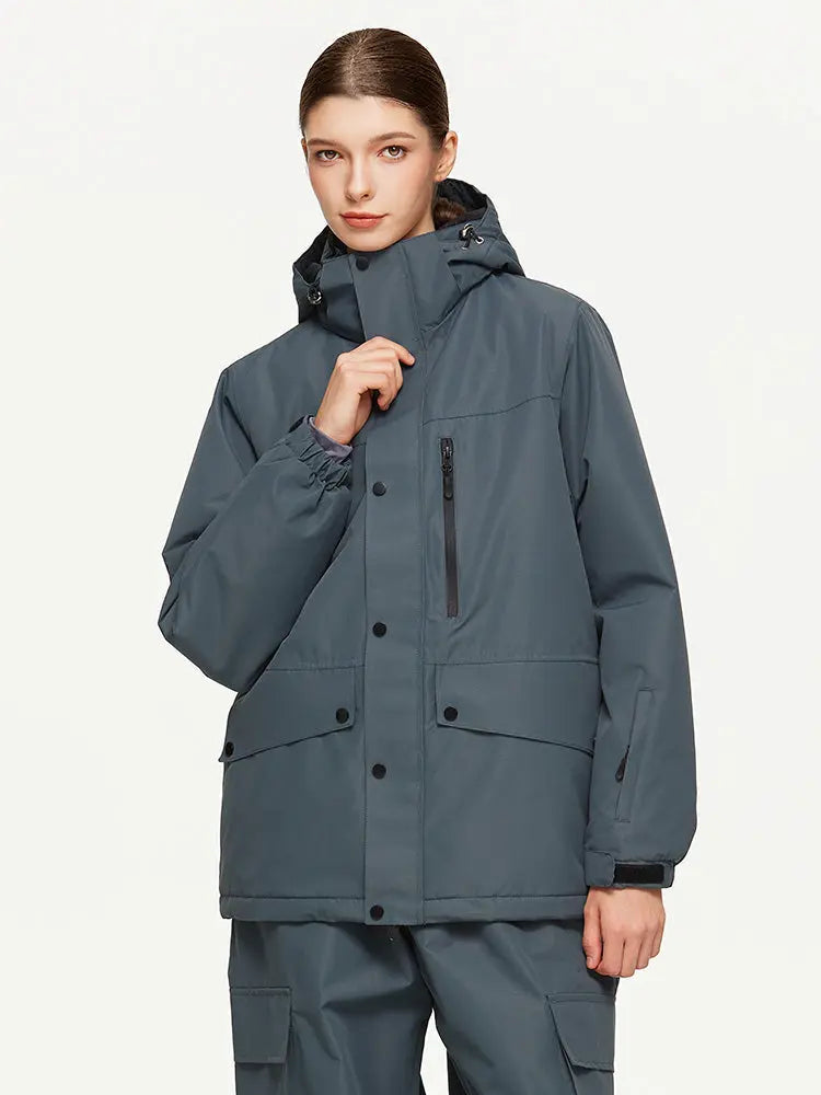 Women's Hooded Snow Jacket Warm Guard Ski Wear