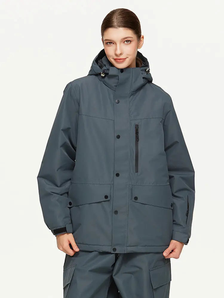 Women's Hooded Snow Jacket Warm Guard Ski Wear