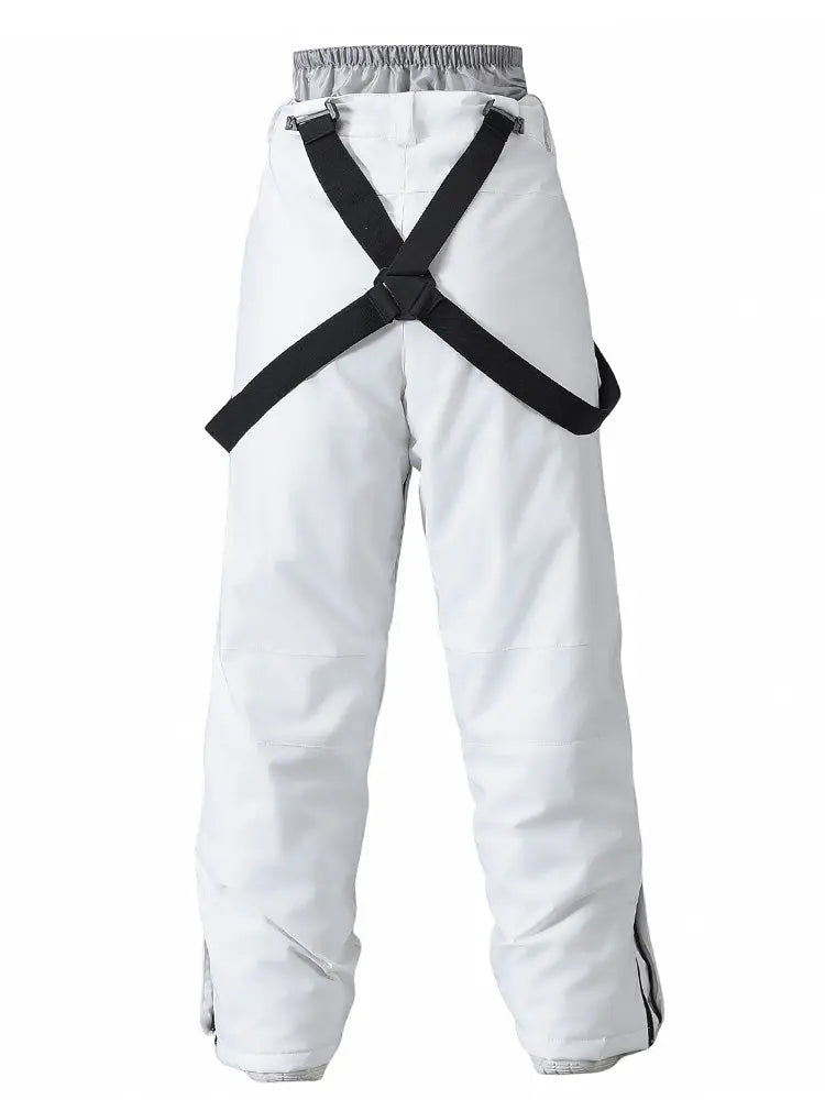Women's Loose Fit Snow Bibs Pants Winter Snowboard Overalls