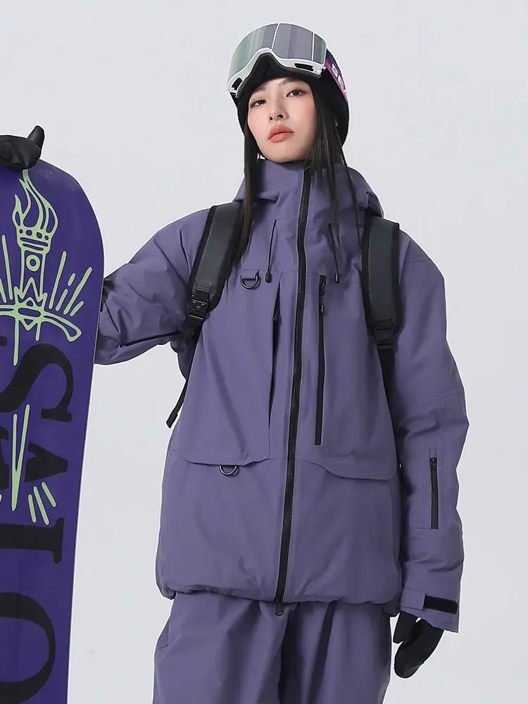 Women's Searipe Baggy Snow Jacket 3L Waterproof Snow Top