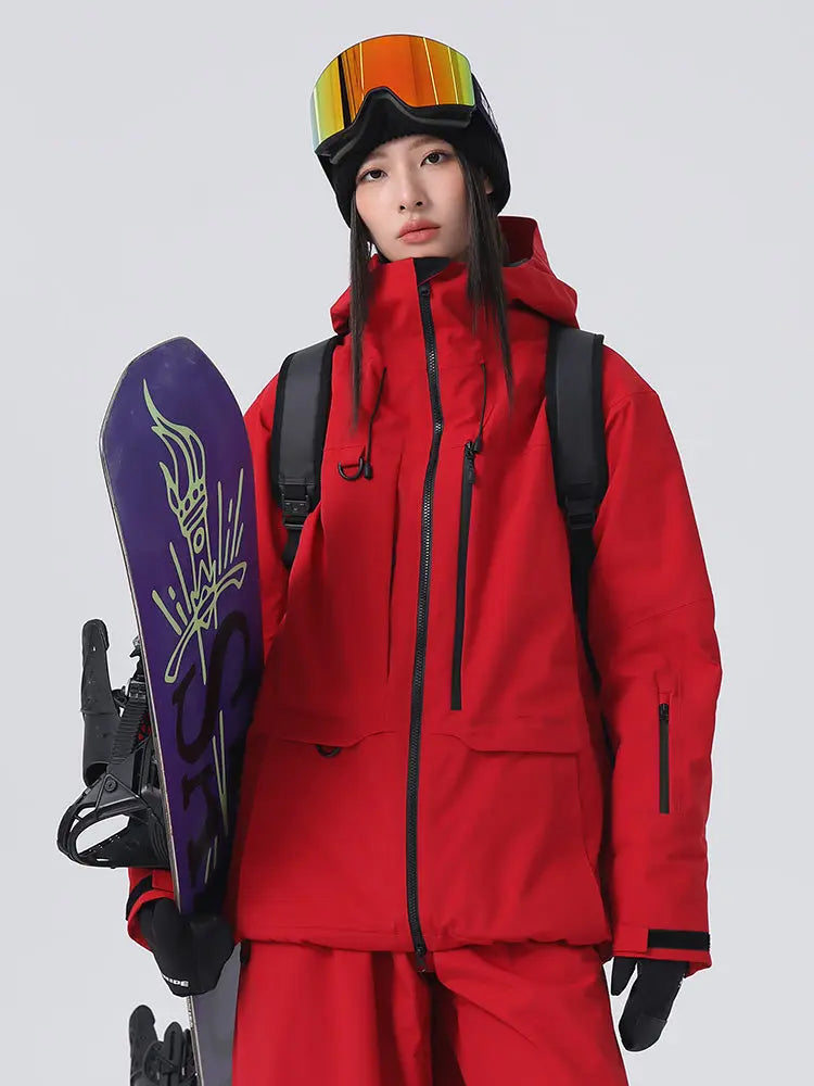 Women's Searipe Baggy Snow Jacket 3L Waterproof Snow Top