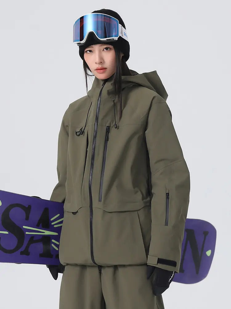 Women's Searipe Baggy Snow Jacket 3L Waterproof Snow Top