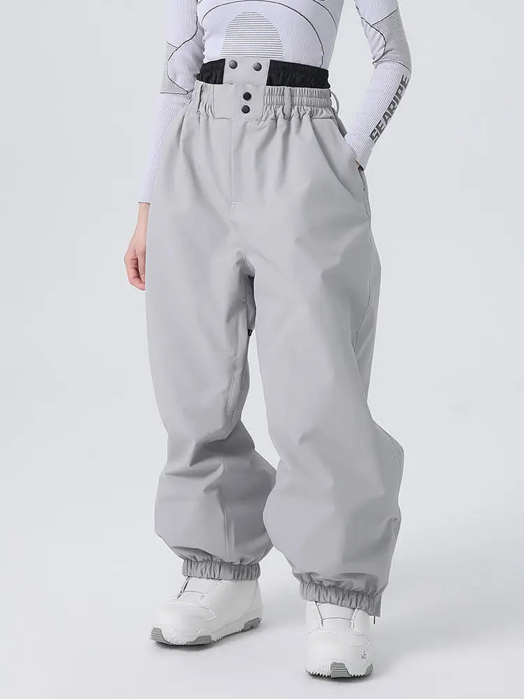 Women's Searipe Baggy Snow Pants Alpine Skiing Trousers