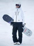 Women's Short Ski Suit Set — Waterproof Insulated Jacket & Pants