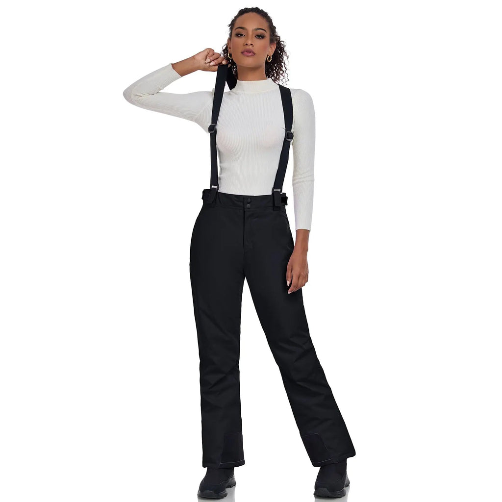 HOTIAN Women's Ski Pants Insulated Winter Snowboard Pants Bibs