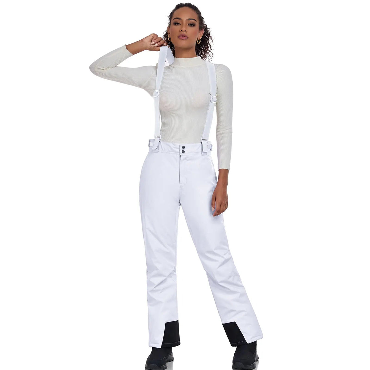 HOTIAN Women's Ski Pants Insulated Winter Snowboard Pants Bibs