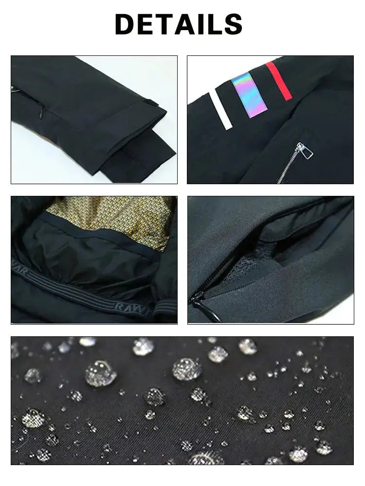 Women's Slim Fit Ski Suit Set — Tailored Winter Jacket & Pants