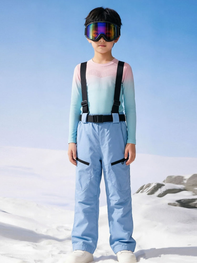 Kids' Waterproof Insulated Snow Bib Overalls
