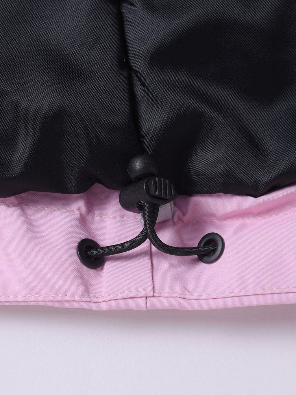 Women's Padded Hooded Snow Jacket with Storm Flap